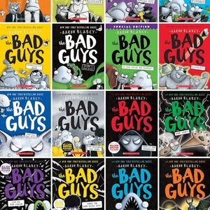 Graphic novel  Bad Guys Book Series 1-16 for kids 7-13 y.o 10lb  comics book